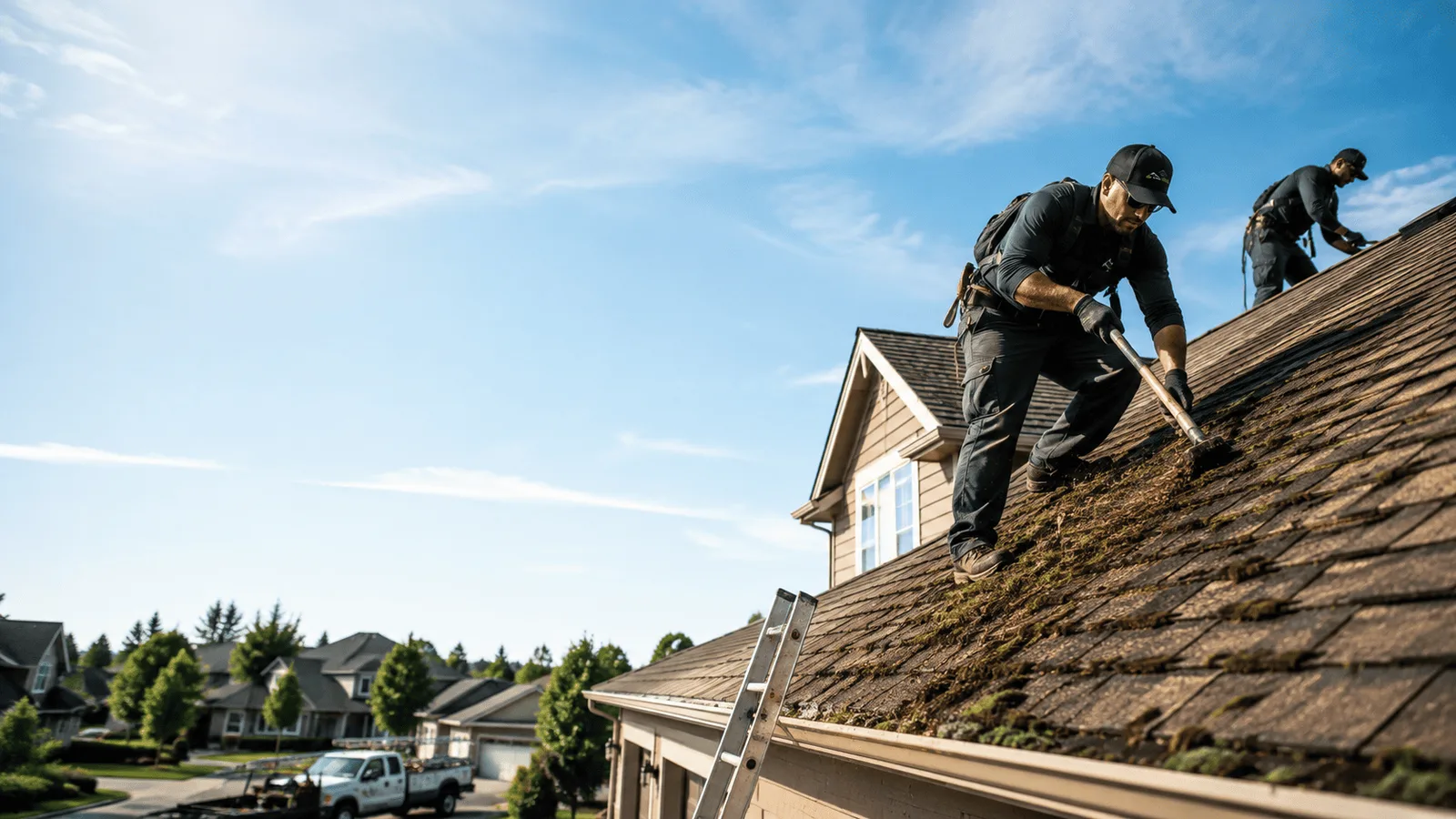 Roof Moss Removal in Red Oak, VA near me